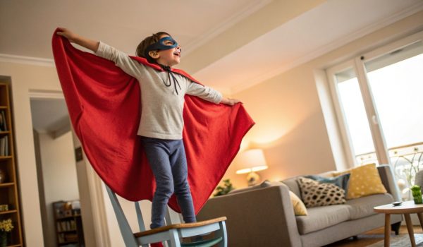 a-child-wearing-a-superhero-cape-made-from-a-towel