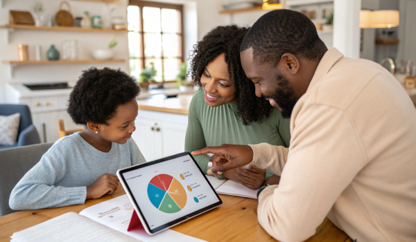 a-diverse-family-gathered-around-the-kitchen-table