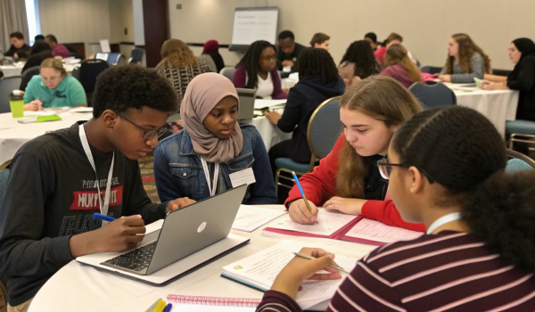 a-diverse-group-of-teenagers-attending-a-workshop-