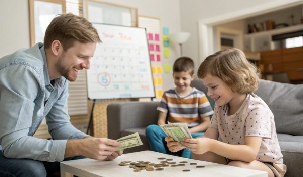 a-family-in-a-cozy-living-room--a-parent-is-handin-4
