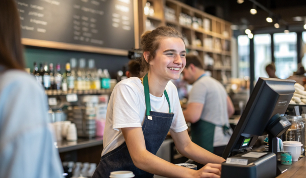 a-teenager-at-their-first-job--confidently-working